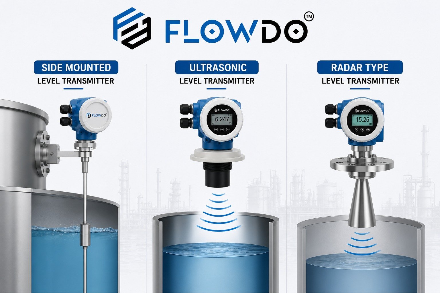 Additional FlowDo Level Transmitter model configurations