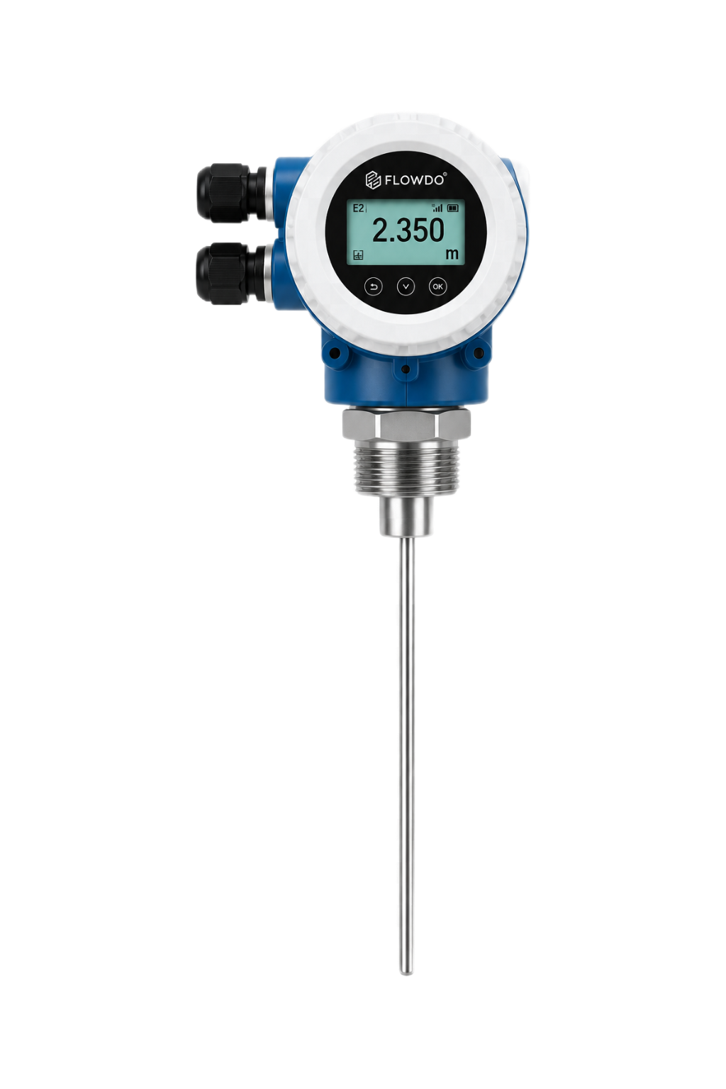 FlowDo Capacitance Level Transmitter for continuous industrial tank level measurement