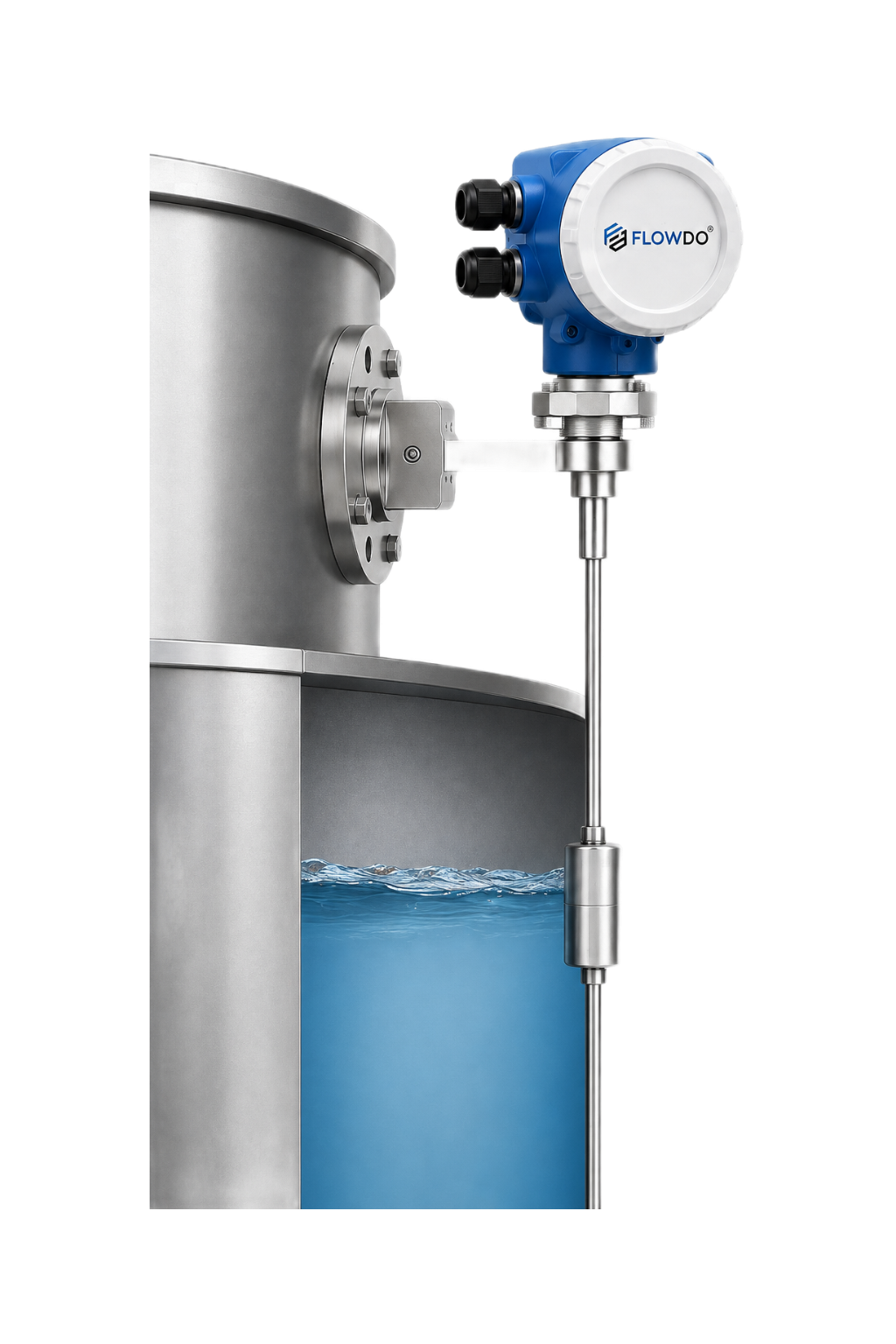 FlowDo Side Mounted Level Transmitter for industrial tank level measurement